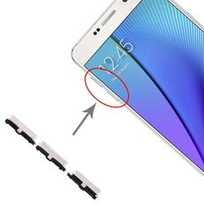 Per Galaxy Note 5 10 Imposta tasti laterali (oro)