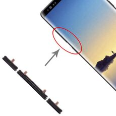 Per Galaxy Note 8 10 Imposta tasti laterali (nero)