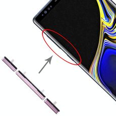 Per Galaxy Note 9 10 Imposta tasti laterali (viola)