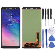 Schermo LCD incell per Galaxy A6+ (2018) con assemblaggio completo di digitalizzatore (nero)
