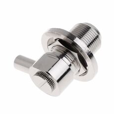 Connettore RF ad angolo retto SO239 femmina UHF per cavo coassiale RG58 / RG142 LMR195