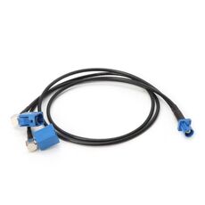 Cavo combinato RG174 tipo Fakra C maschio a 2 x Fakra C femmina jack Y Splitter cavo combinato, lunghezza: 50 cm