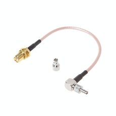 Cavo adattatore SMA femmina a CRC9 / TS9 doppio connettore coassiale RF RG316, lunghezza: 15 cm