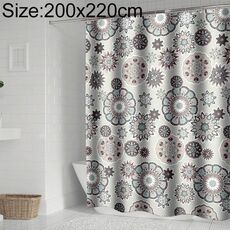 Tende da doccia bohemien Mandala Tenda da bagno geometrica impermeabile, dimensioni: 200x220cm