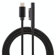 Cavo di alimentazione maschio in nylon da USB-C / Type-C a 6 pin per adattatore per laptop Microsoft Surface Pro 3/4/5/6, lunghezza cavo: 1,5 m