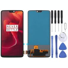 Per OnePlus 6 A6000 TFT materiale schermo LCD e digitalizzatore assemblaggio completo (nero)