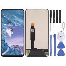 Schermo LCD TFT per Nokia X71/8.1 Plus con assemblaggio completo di digitalizzatore (nero)