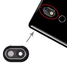 Copriobiettivo fotocamera per Nokia 7 (nero)