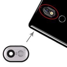 Copriobiettivo fotocamera per Nokia 7 (bianco)