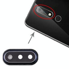 Copriobiettivo fotocamera per Nokia X6 (blu)
