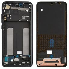 Piastra cornice cornice LCD alloggiamento anteriore per Xiaomi Mi CC9 / 9 Lite (nero)