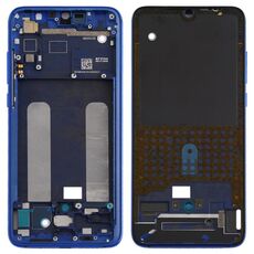 Piastra cornice cornice LCD alloggiamento anteriore per Xiaomi Mi CC9 / 9 Lite (blu)
