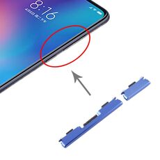 Tasti laterali per Xiaomi Mi 9 (blu)