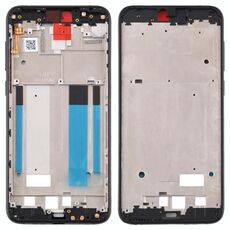 Piastra cornice cornice LCD alloggiamento anteriore per Nokia X6 (2018) / 6.1 Plus TA-1099 (nero)