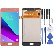 Schermo LCD OEM per Galaxy J2 Prime SM-G532F con assemblaggio completo di digitalizzatore (oro rosa)