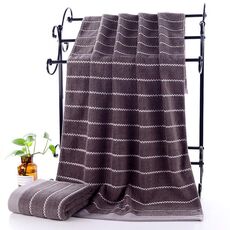 Asciugamano da bagno resistente e assorbente Cotton Wave a 32 fili (marrone)