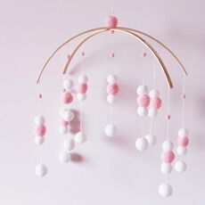 Ball Vento Chime Bed Bed Brok Gruppo con bambini Decorazione della stanza Puntelli Giocattoli divertenti, Dimensioni: 38x100cm (Inulina)