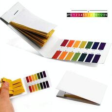 10 PCS 80 strisce PH Test Paper Indicator Kit di inquinamento dell'acqua di tornasole