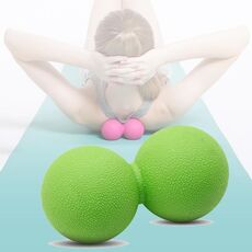 Palla da massaggio fitness elastica in silicone Yaga Ball (verde)