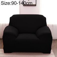 Divano All-inclusive Set universale Copridivano completo Aggiungi un pezzo di federa, dimensioni: monoposto (90-140 cm) (nero)