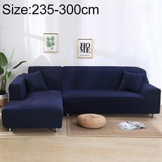Divano All-inclusive Set universale Copridivano completo Aggiungi un pezzo di federa, dimensioni: quattro posti (235-300 cm) (blu scuro)