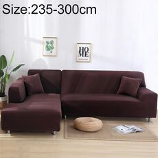 Divano All-inclusive Set universale Copridivano completo Aggiungi un pezzo di federa, dimensioni: quattro posti (235-300 cm) (caffè)