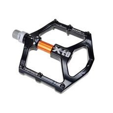SHANMASHI 1031 Pedale in lega di magnesio Comodo pedale pieghevole per bicicletta antiscivolo (arancione)
