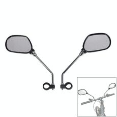 DEEMOUNT VMR001 Specchietto retrovisore per bicicletta da mountain bike con rotazione a 360 gradi