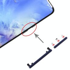 Per OnePlus 7 Pro Pulsante di accensione e pulsante di controllo del volume (blu)