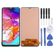 Schermo LCD incell per Galaxy A70 (non supporta l'identificazione delle impronte digitali) con assemblaggio completo del digitalizzatore (nero)