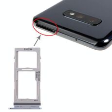 Per Galaxy S10+ / S10 / S10e Vassoio scheda SIM + Vassoio scheda SIM / Vassoio scheda micro SD (blu)
