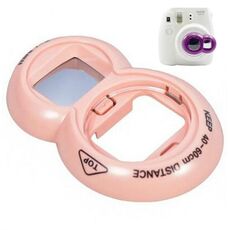 Specchio per selfie 2 pezzi per Polaroid Mini7s / Mini8 (rosa)