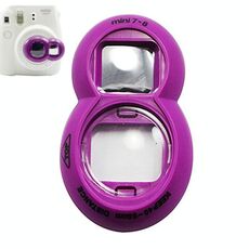 Specchio per selfie 2 pezzi per Polaroid Mini7s / Mini8 (viola)