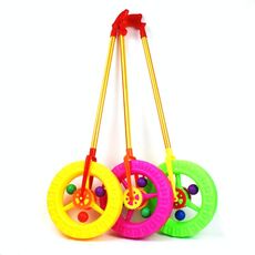 Trolley Toys Baby Walker Single Wheel Pusher Consegna colore casuale