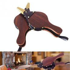 Accessori fai da te per fornello tradizionale in legno marrone scuro camino soffiatore tradizionale