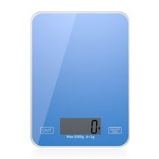 Bilancia elettronica digitale da cucina mini piccola 5 kg / 1 g (blu)