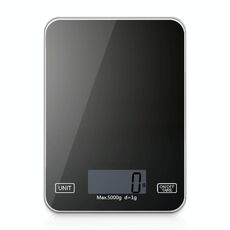 Bilancia elettronica digitale da cucina mini piccola 5 kg / 1 g (nera)