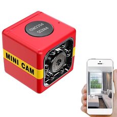 FX01 1080P Outdoor Sport HD videocamera aerea DV (rossa)