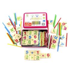 Montessori Early Learning Math Tools Digital Stick Bambini Ausili per l'insegnamento della scuola materna (aggiornamento)