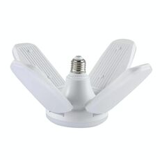 60 W 5 foglie 235 LED SMD 2835 Pieghevole lampadina domestica, AC 165-265V (E27 Bianco freddo)