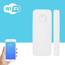 WDS02 Wireless WiFi Alarm Alarm Ed Window Sensor Rilevation Smart Home Security Porta Sistema di interruttore magnetico (bianco)