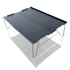 Tavolo da Picnic Picnic Picnic Pieghevole da esterno Portable Mini Tavolo da Picnic Ultralight Pieghevole Auto-guida Barbecue Piccolo tavolino da caffè (nero)