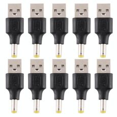 10 PCS 4,8 x 1,7 mm Maschio a USB 2.0 Connettore di alimentazione CC maschio