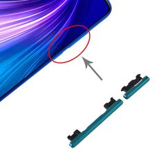 Pulsante di accensione e pulsante di controllo del volume per Xiaomi Redmi Note 8 Pro (verde)