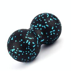 Massaggio con palla da yoga a forma di arachide EVA per sciogliere la palla della fascia muscolare (nero blu)