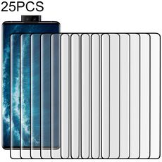 25 PCS per Vivo NEX 3S 5G 9H HD Pellicola in vetro temperato con bordo curvo 3D (nero)
