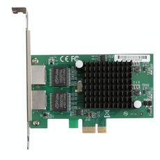 TXA020 Intel 82575 Dual RJ45 Ports NIC 10/100/1000 Gigabit PCI Express PCIE x1 Adattatore per scheda di rete