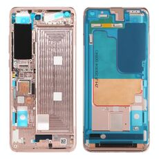 Piastra per cornice LCD per alloggiamento anteriore per Xiaomi Mi 10 5G / Mi 10 Pro 5G (oro)