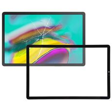 Per Galaxy Tab S5e SM-T720 / SM-T725 Lente in vetro esterno per schermo frontale (nero)