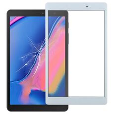 Per Galaxy Tab A 8.0 (2019) SM-T290 (versione WIFI) Lente in vetro esterno per schermo anteriore (bianco)